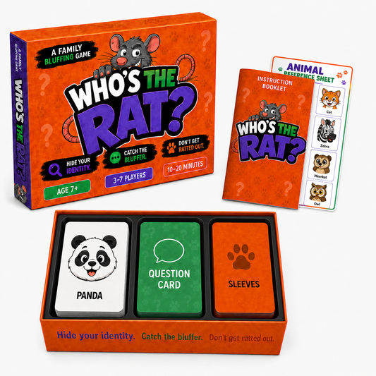 Who's The Rat? Family Bluffing Game